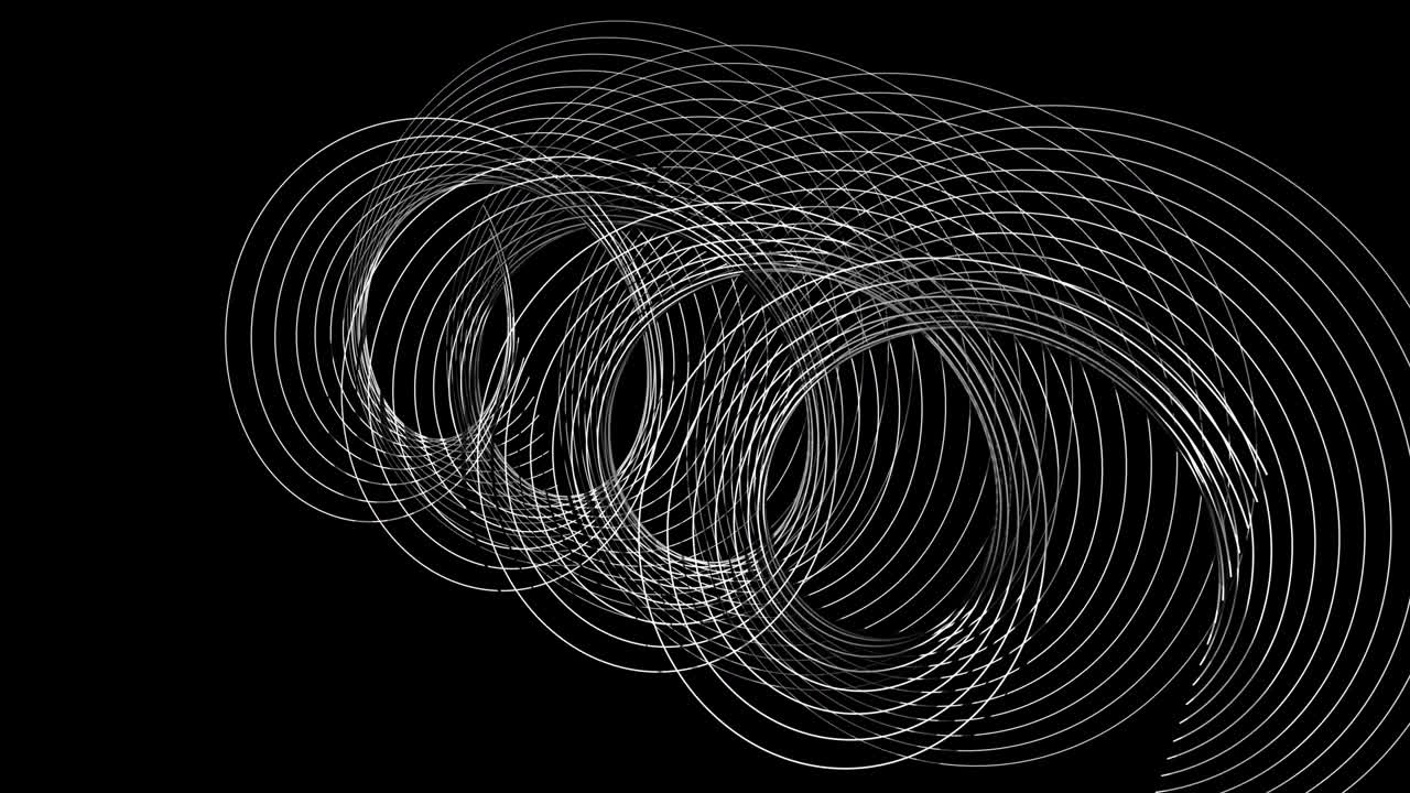 Spirals of white lines