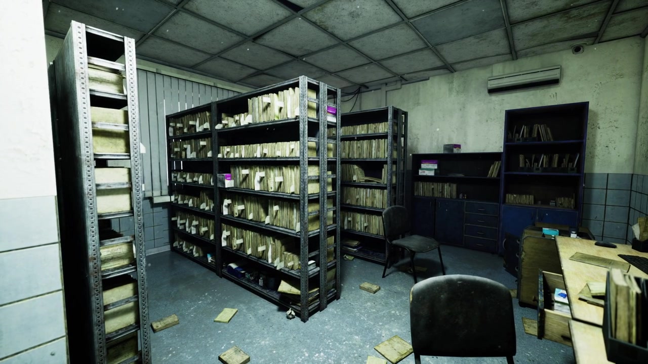 Unkempt storage compartment housing outdated and forgotten documents