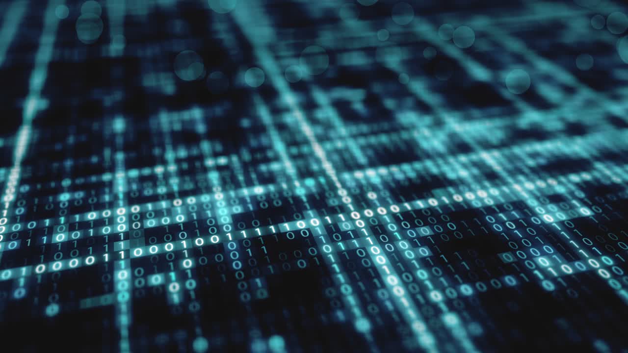 Binaire code achtergrond