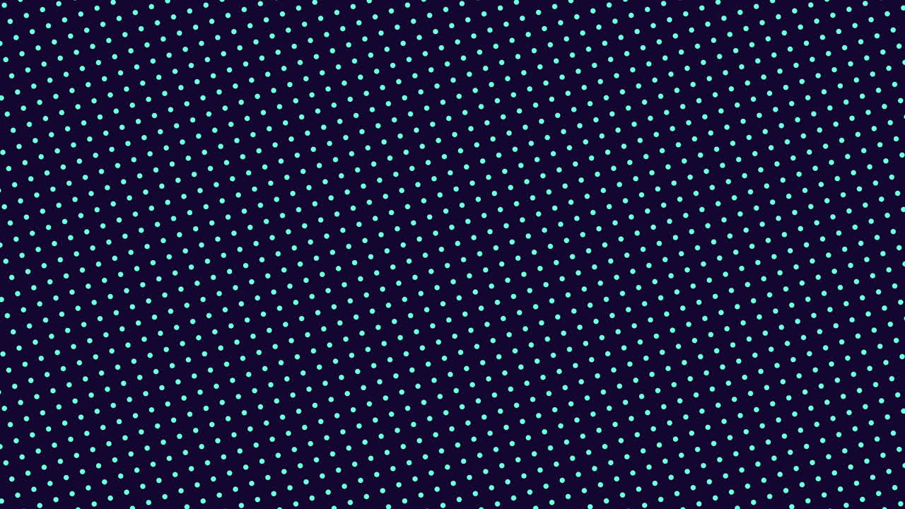 Dark blue background adorned with white dots forming a grid pattern. The contrast of colors provides a visually striking and organized aesthetic