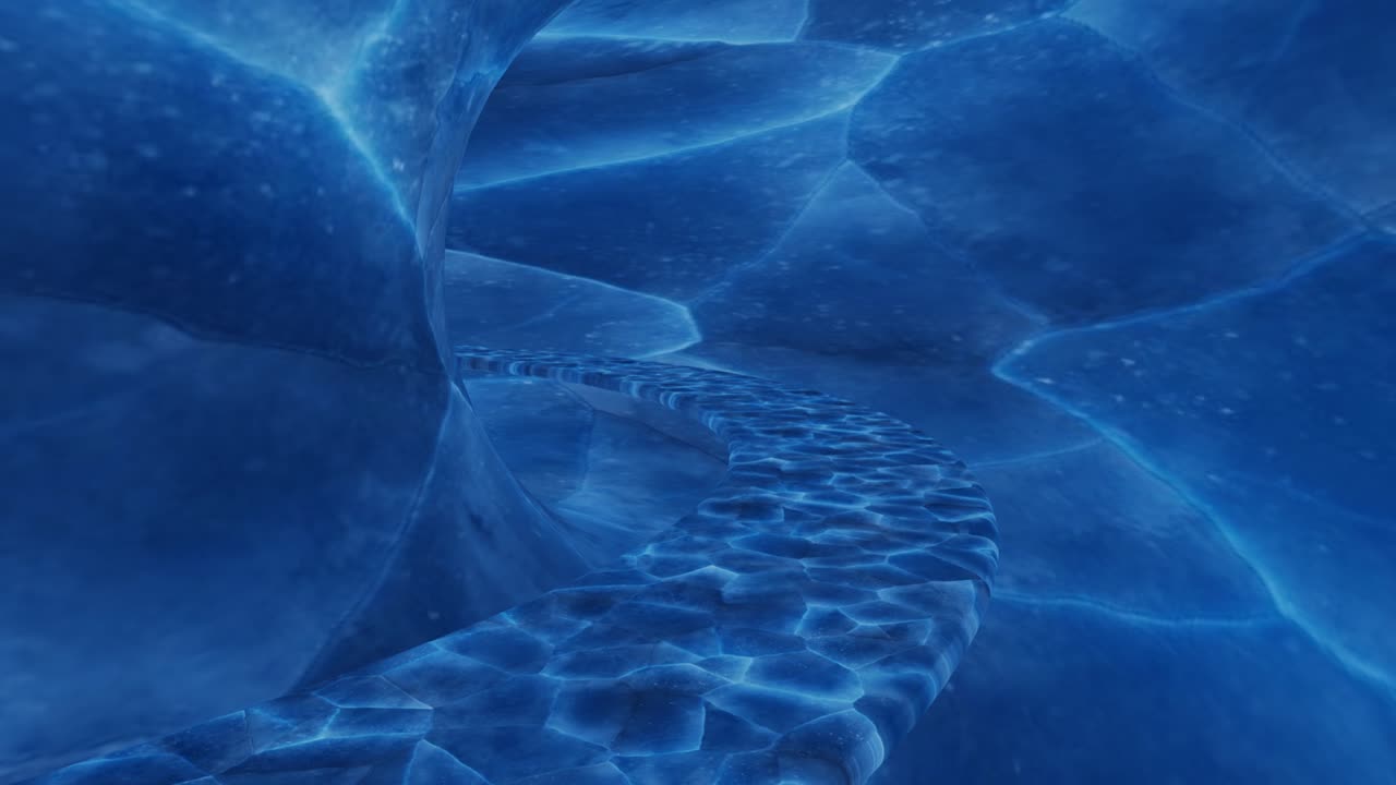 얼음 동굴 터널