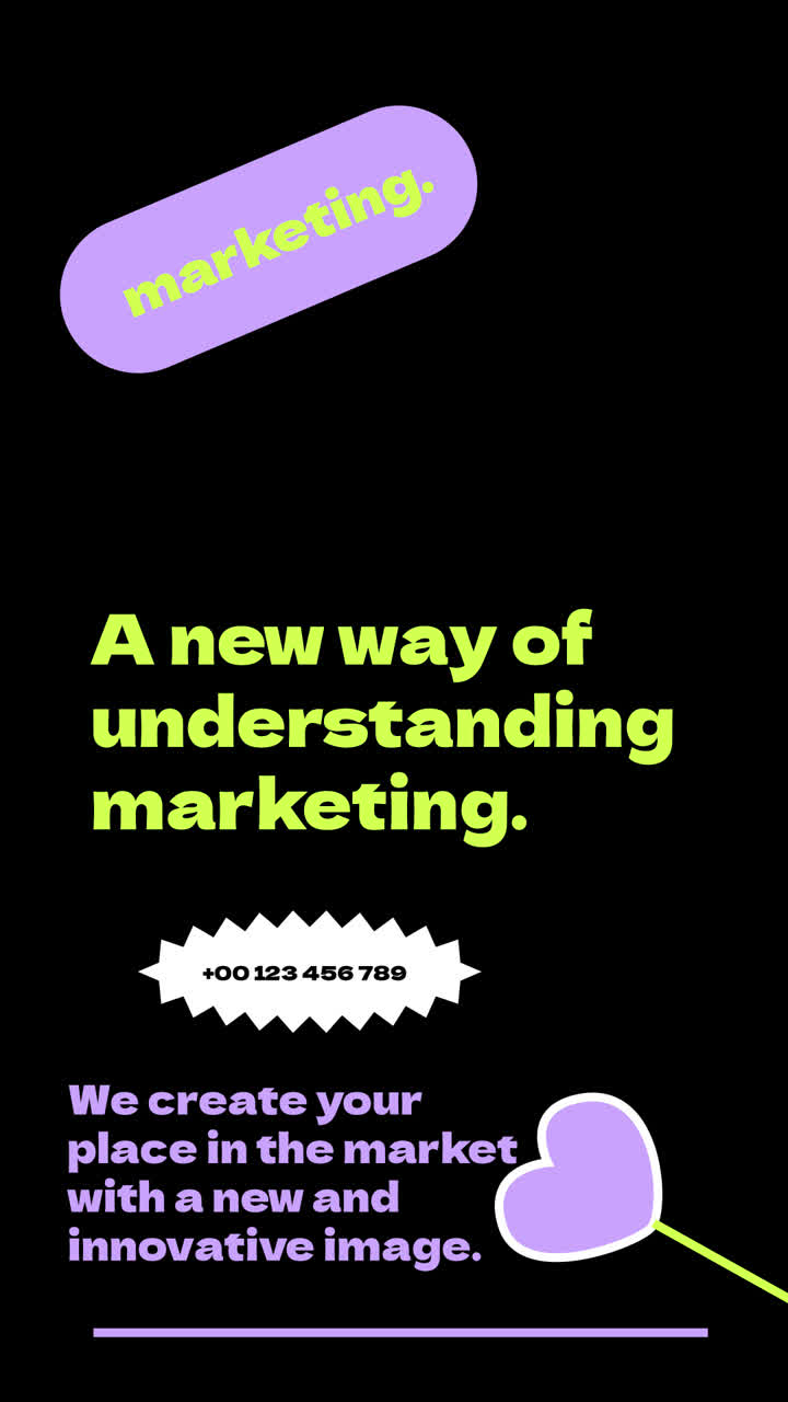 Modern Marketing Design Poster