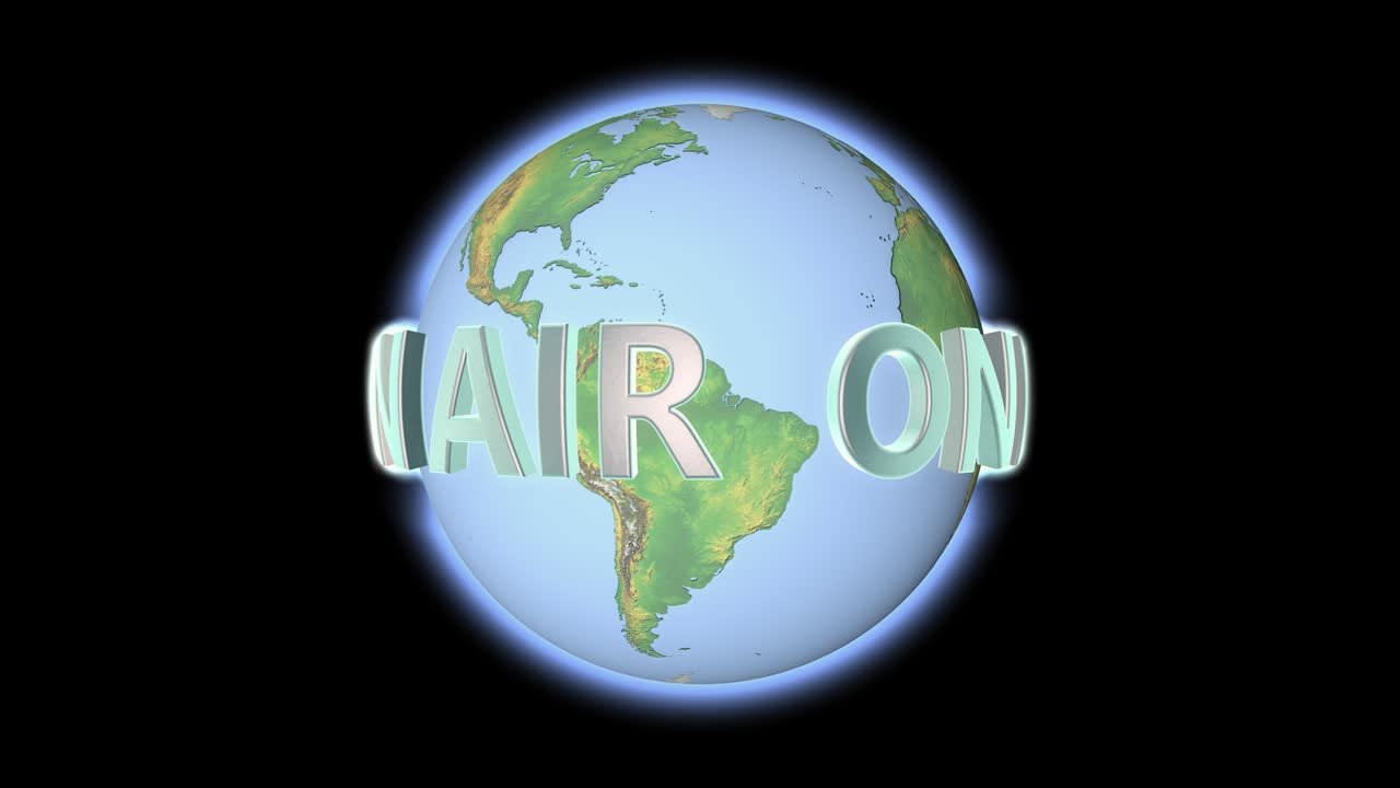 la tierra está en el aire. la transmisión mundial de radio y televisión por internet.