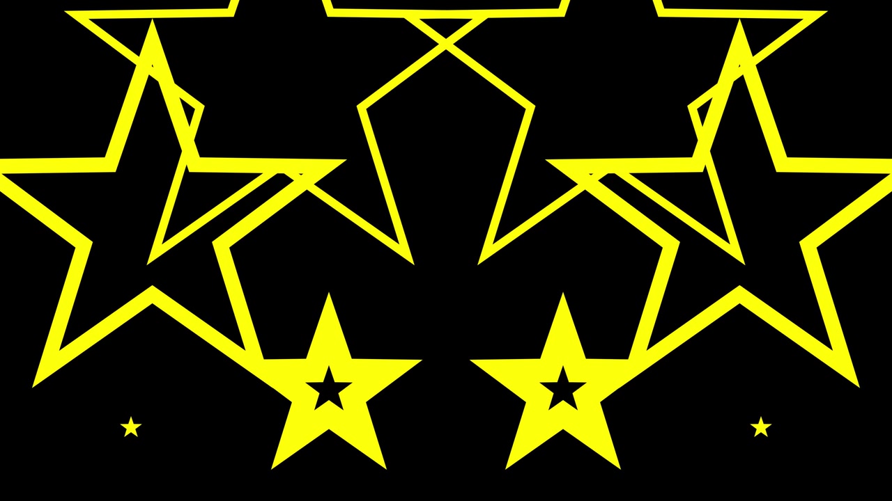 Shape animation star spreading motion graphics