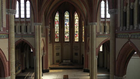 spacious interior of old gouda church