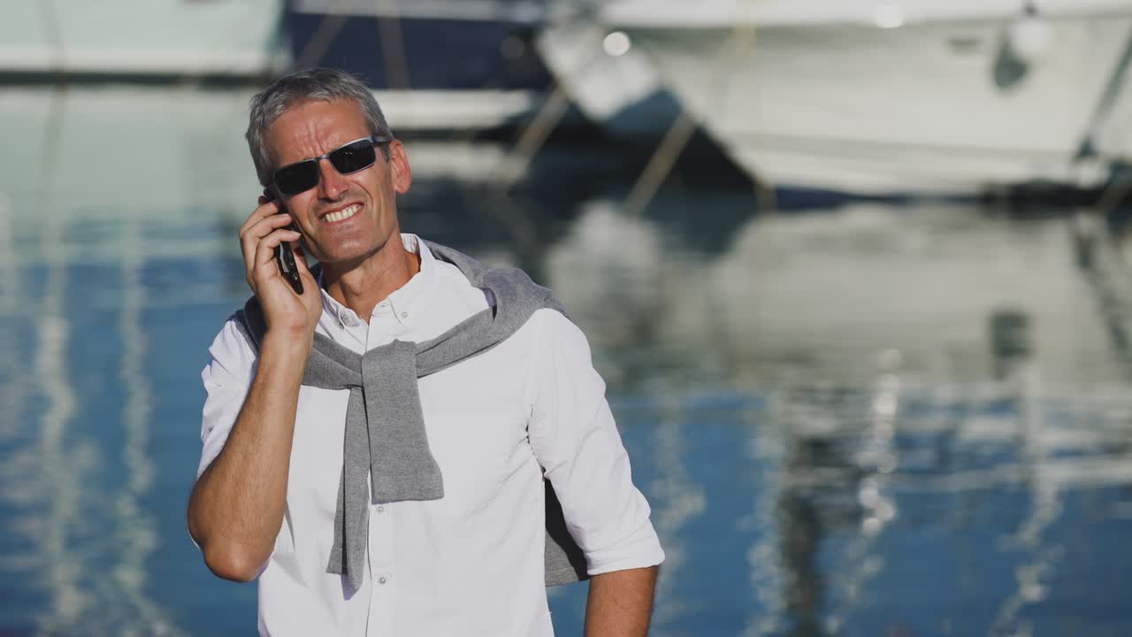 Uomo maturo, uomo d'affari di successo