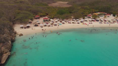 Epic-speed-ramp-aerial-of-Grote-Knip-located-on-the-amazing-dutch-Caribbean-island-of-Curacao