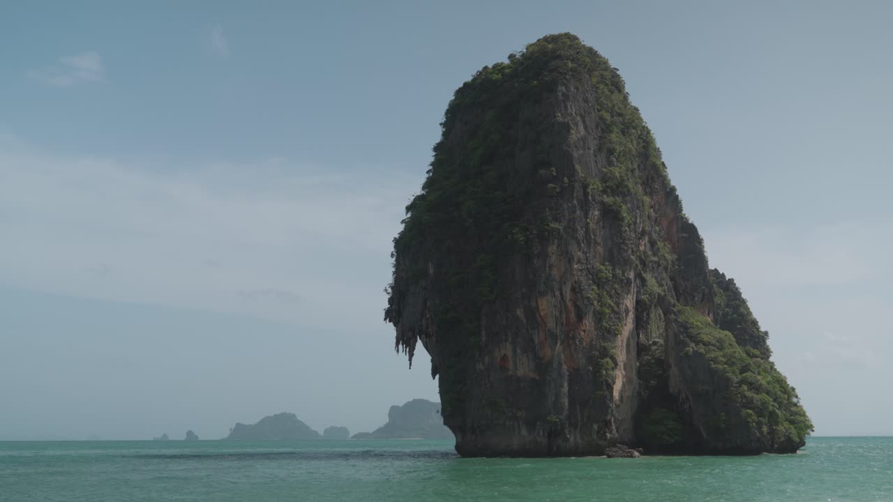 Tropical Island Rock Formation