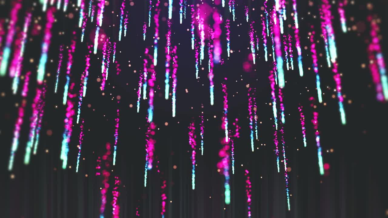 추상적인 글리터 모던 컬러 애니메이션 루프