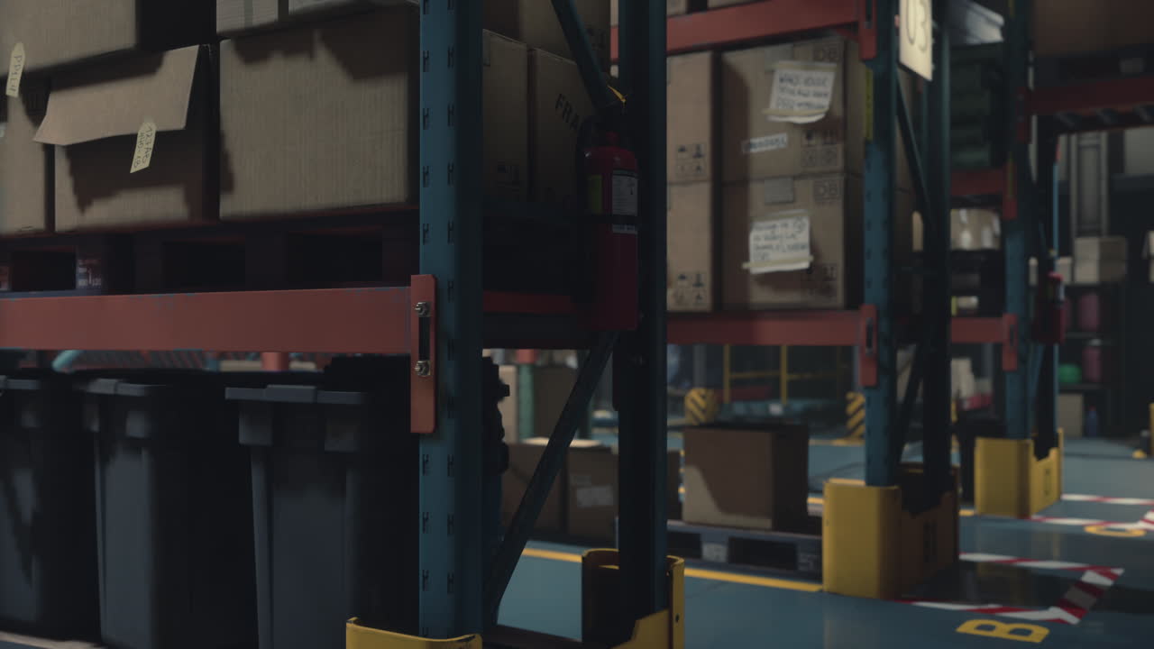 interior de un almacén de almacenamiento de una tienda minorista