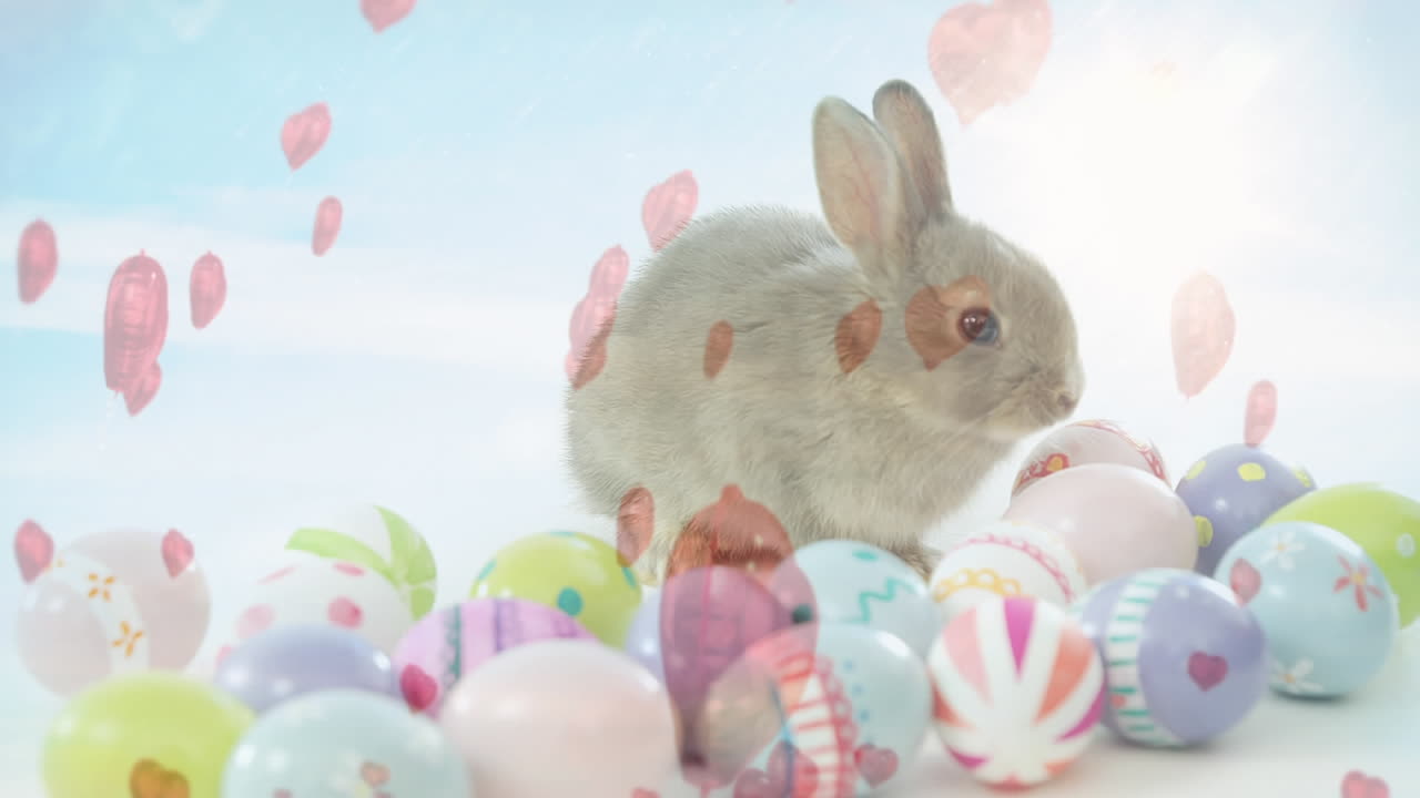 イースターウサギと卵