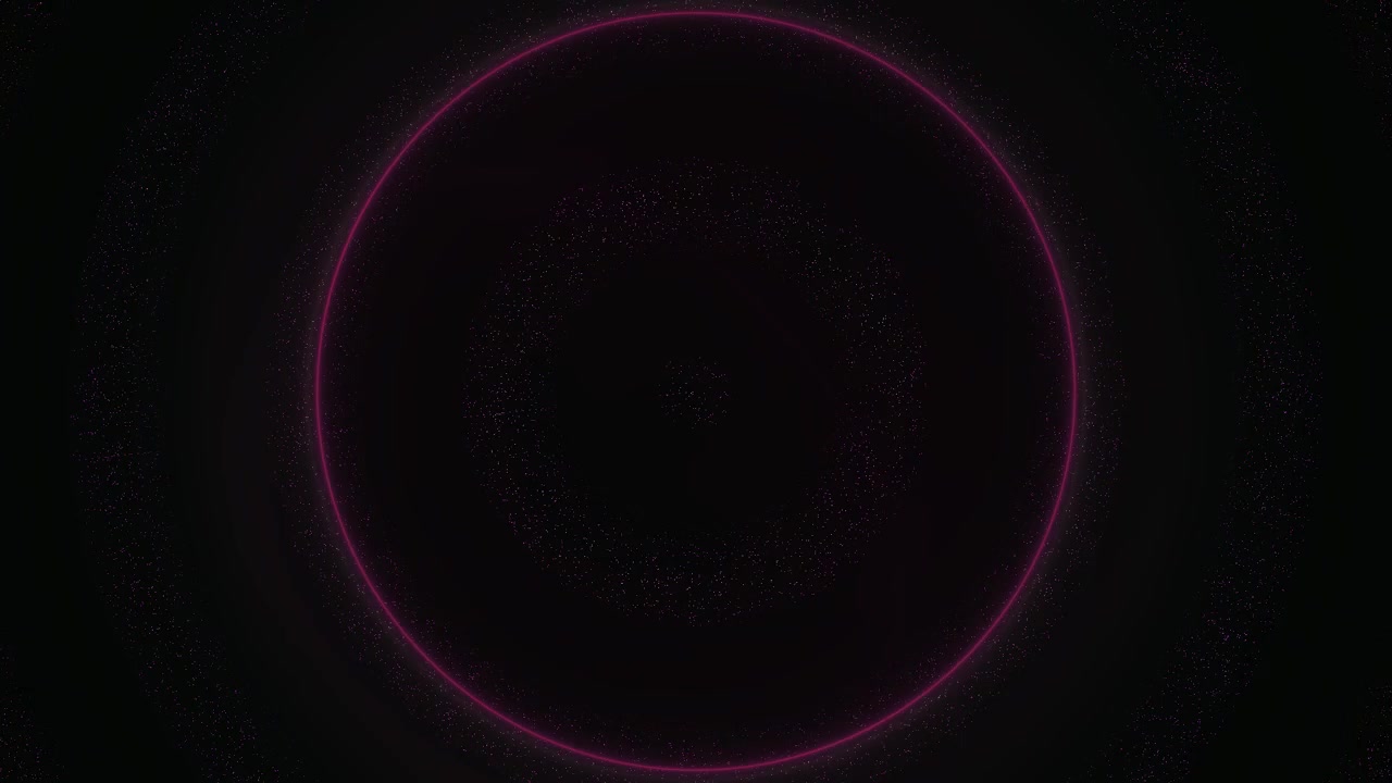 Dynamic Neon Ring Animation with Color Transition