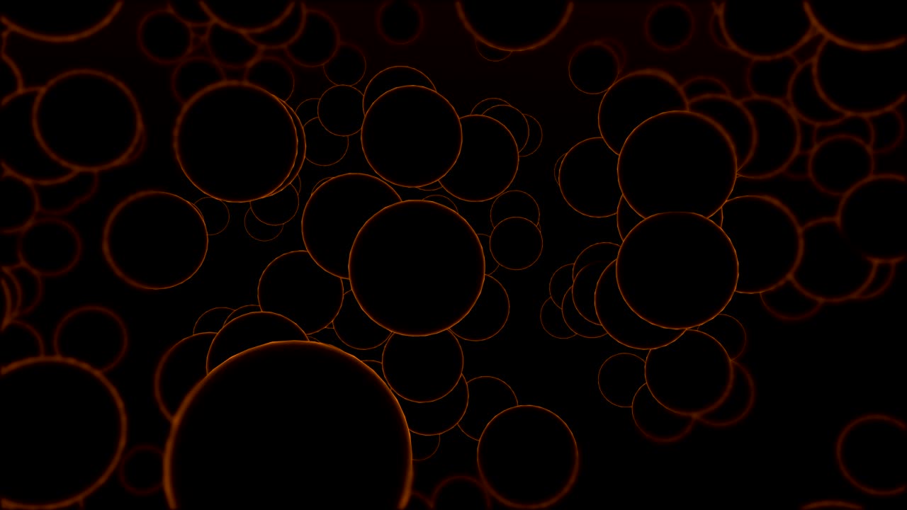 esferas giratorias en 3d. video de stock de rosuloción en 4k (en bucle)