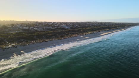 sunrise flight down the coast of brighton beach