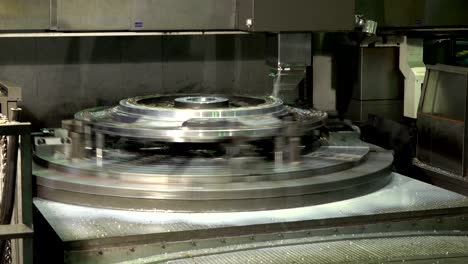 workpiece processing on turning-and-boring lathe