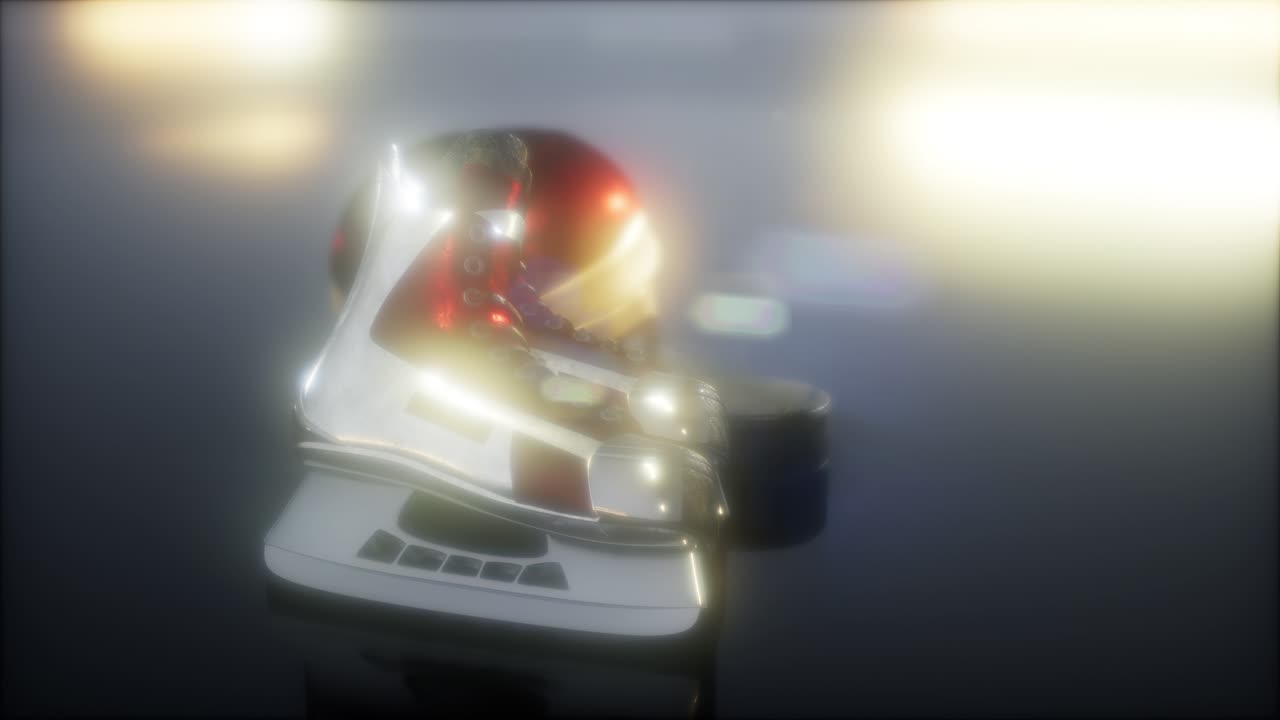 어 ⁇  속에서 하키 장비