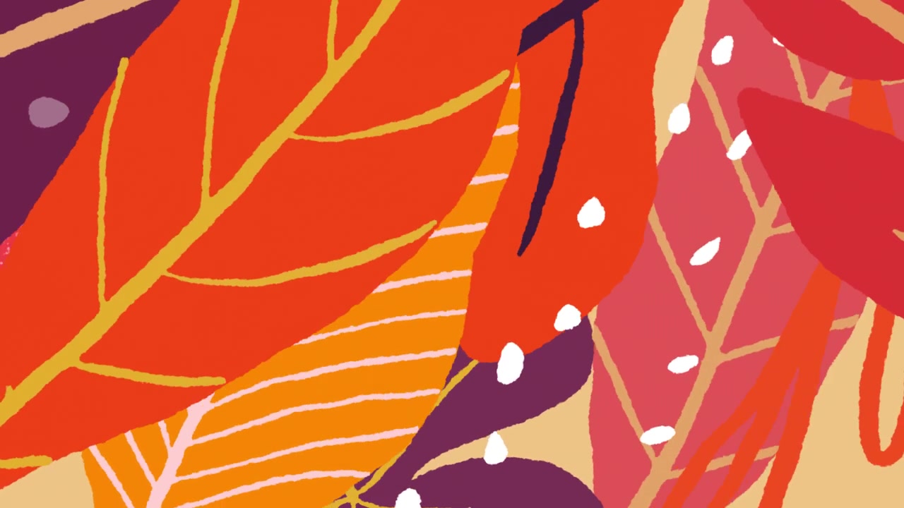 Abstract Autumn Leaves
