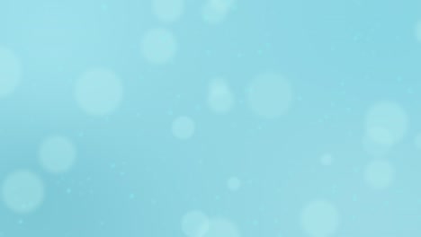 fondo de animación de bucle de bokeh de bola azul claro