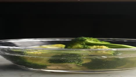 Washing Broccoli