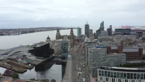 Drone-Shot-Orbiting-Buildings-In-Liverpool-City-Centre-02