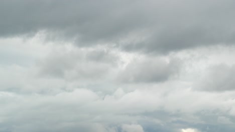 aerial view of cloudy sky