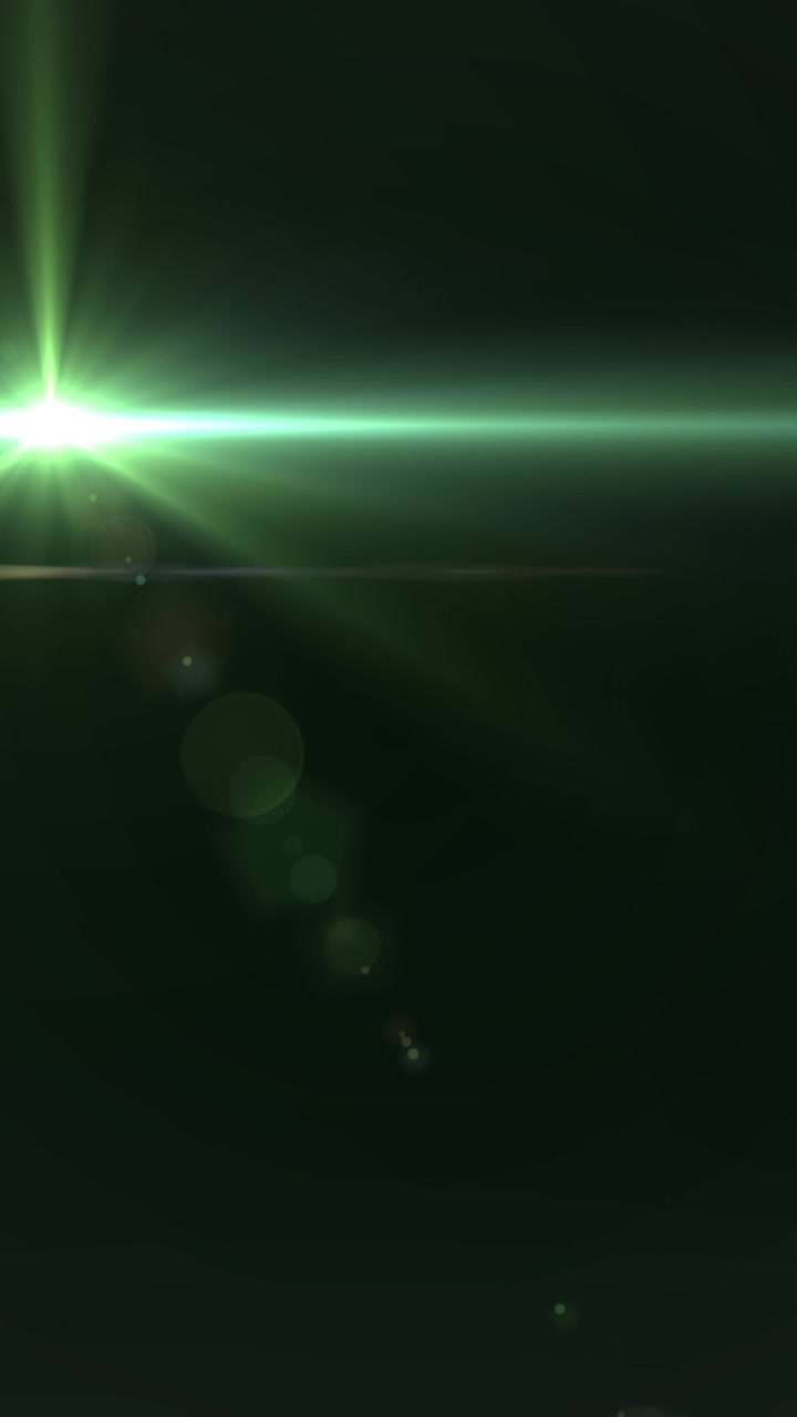 Animazione di macchie di luce su sfondo nero