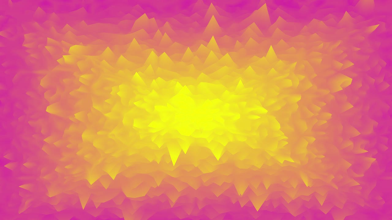 cg fondo de ondas onduladas animadas. gradiente rojo y amarillo diseño de movimiento en bucle sin costuras. renderización 3d.