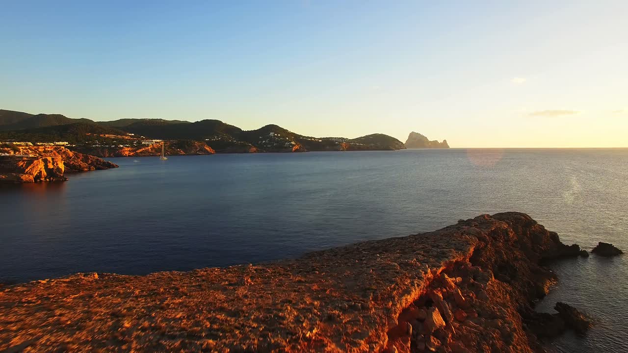 vista del hermoso mar