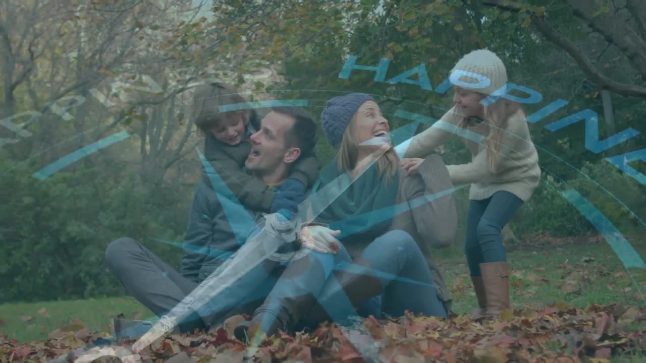 компас счастья над семьей.