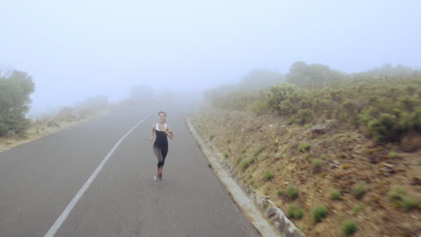 misty mornings are perfect for runs