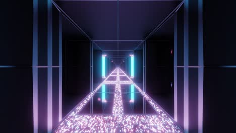 templo espacial futurista de ciencia ficción con diamantes brillantes textura navideña ilustración en 3d fondo de movimiento papel tapiz en vivo bucle de vj visual