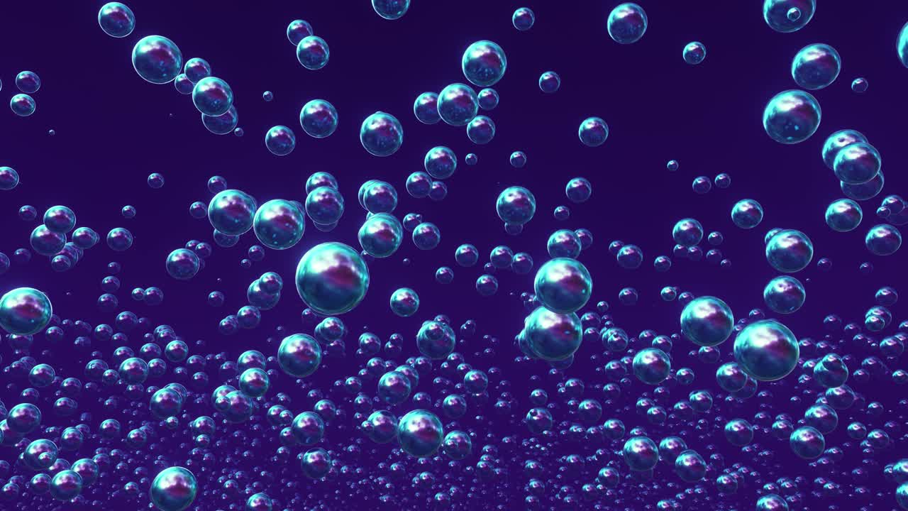 멀리 떨어진 행성의 표면에서 공의 부드러운 비행, 콘서트 및 휴일, 뮤직비디오 및 쇼를위한 vj 루프 애니메이션.