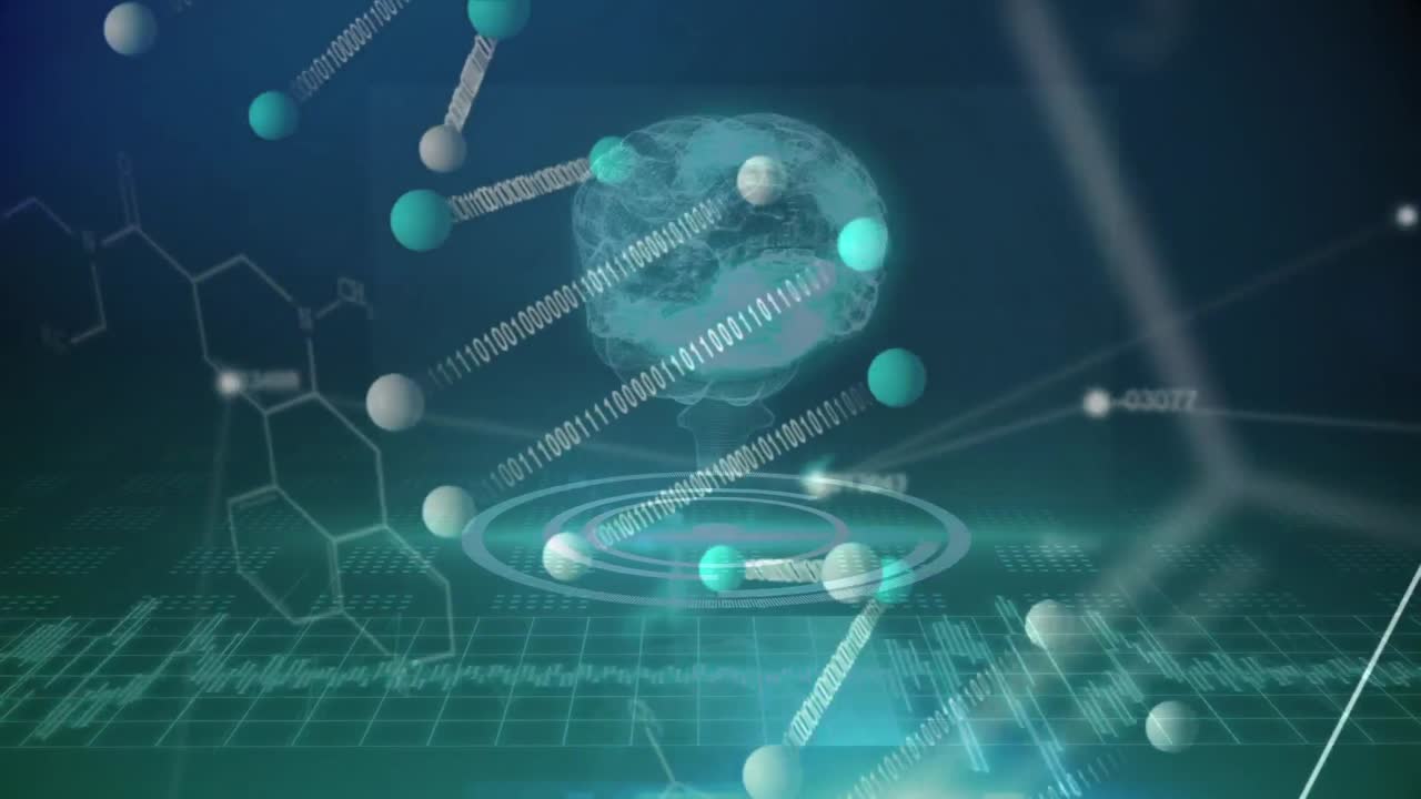 기술과 데이터 프로세싱으로 뇌의 애니메이션