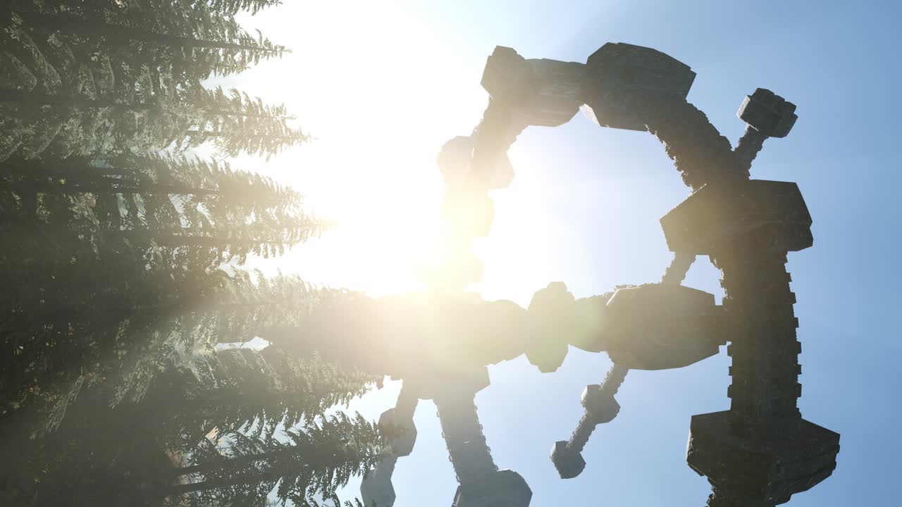 нло, парящее над лесом