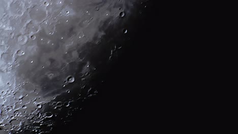 night view of half moon