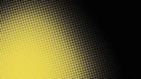 Dynamic-depth-captivating-yellow-and-black-halftone-pattern