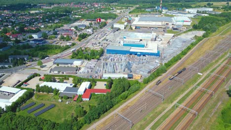 Aerial-view-of-goods-warehouse