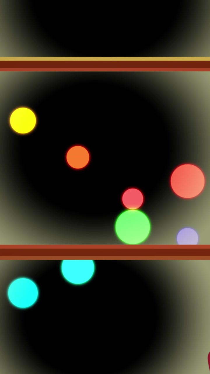 Animation of window and decorations at christmas over spots