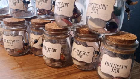 tarros de amistad de cristal de cuento de hadas individuales únicos personalizados hechos a mano