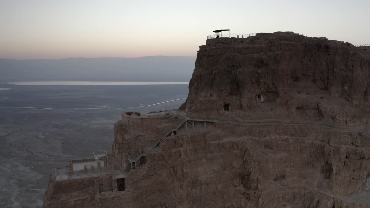 Aerial View of Masada, Israel