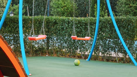 double children swing