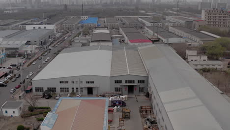 Factory-courtyard-and-buildings-in-Tianjin,-China