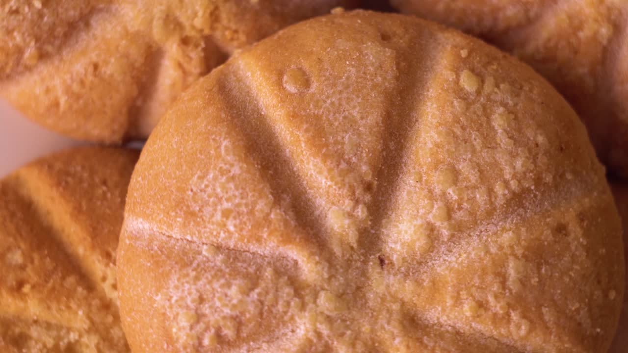 rotación de las galletas de vista superior