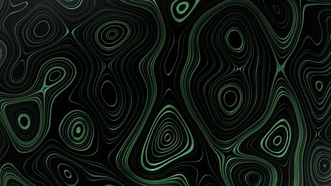 animación de fondo de movimiento 4k con bucles sin fisuras y ondulantes psicodélicos