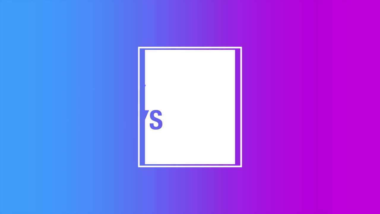 felices vacaciones con patrón de gradiente púrpura y azul