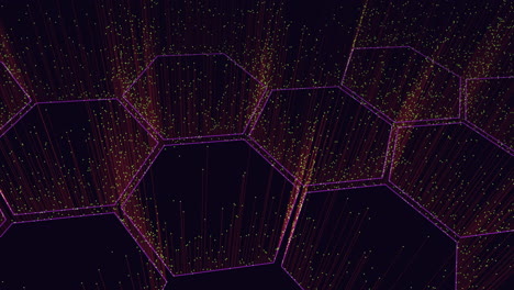 un impresionante patrón de panal 3d formas hexagonales en perfecta armonía