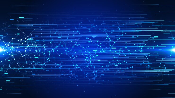 4k directional high speed flying lines 3d animation in loop animation futuristic stream scifi