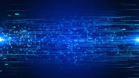 4k directional high speed flying lines 3d animation in loop animation futuristic stream scifi