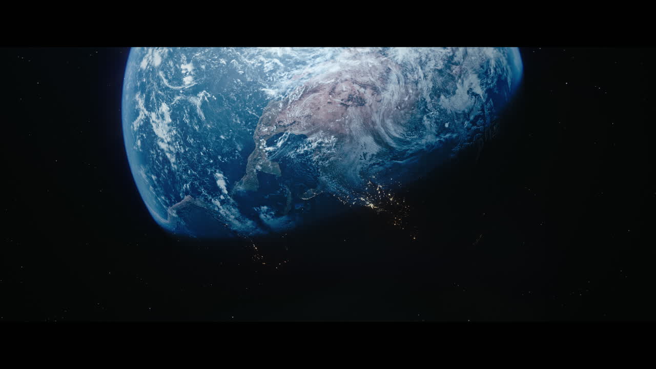 la tierra vista desde el espacio