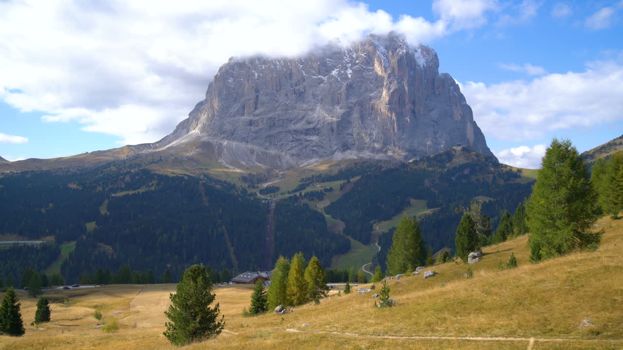 las dolomitas langkofel paisaje de italia